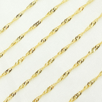 Load image into Gallery viewer, 14k Solid Gold Singapore Chain
