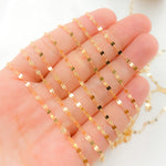 Load image into Gallery viewer, 14k Gold Filled Flat Marina Link Chain