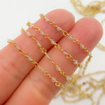 Load image into Gallery viewer, Flowrite Gold Plated Wire Chain