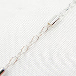 Load image into Gallery viewer, Sterling Silver Tube Satellite Chain