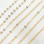 Load image into Gallery viewer, 14K Gold Filled Flat Oval Link Chain