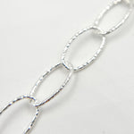 Load image into Gallery viewer, Sterling Silver Diamond Cut Oval Link Chain