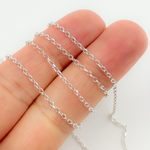 Load image into Gallery viewer, Sterling Silver Cable Link Chain