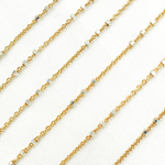 Load image into Gallery viewer, Gold Plated 925 Sterling Silver Satellite 3 Cubes Chain