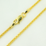 Load image into Gallery viewer, 14k Solid Yellow Gold Popcorn Chain