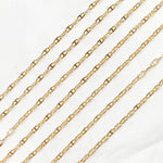Load image into Gallery viewer, 14K Gold Filled Diamond Cut Marina Link Chain