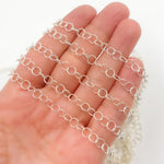 Load image into Gallery viewer, Sterling Silver Twisted Round Link Chain