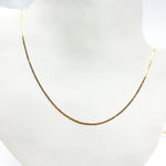 Load image into Gallery viewer, 14k Solid Gold Flat Marina Link Chain