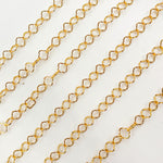Load image into Gallery viewer, 14K Gold Filled Clover Link Chain