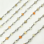 Load image into Gallery viewer, Multi Moonstone Wire Wrap Chain