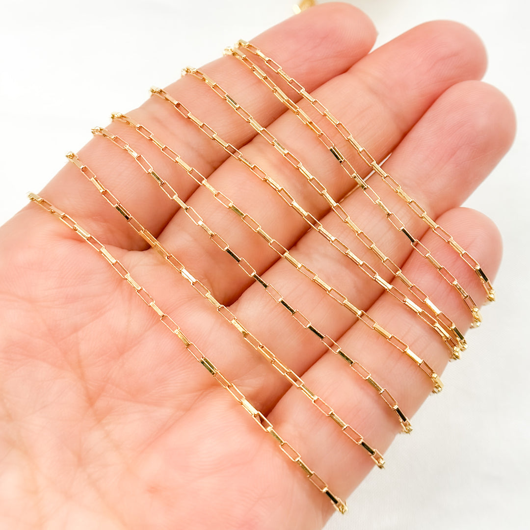 14k Gold Filled Box Link Chain