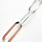 Load image into Gallery viewer, Sterling Silver Flat Paperclip Chain