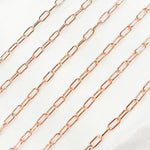 Load image into Gallery viewer, Rose Gold Filled Paperclip Chain