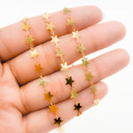 Load image into Gallery viewer, V312GF. 14K Gold-Filled Fancy Star-Link Chain