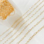 Load image into Gallery viewer, 14K Gold-Filled Smooth Paperclip Chain