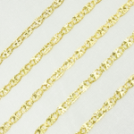 Load image into Gallery viewer, 14K Solid Gold Diamond Cut Marina Link