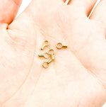 Load image into Gallery viewer, 14K Gold Filled Crimp End Cap with Ring 1mm & 1.4mm