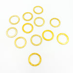 Load image into Gallery viewer, 15MM Gold Plated Sterling Silver Ring Connector