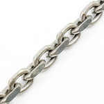 Load image into Gallery viewer, Oxidized Sterling Silver Box Link Chain