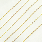 Load image into Gallery viewer, 14k Solid Yellow Gold Flat Oval Link Chain