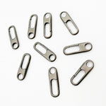 Load image into Gallery viewer, 20MM Matt Black Rhodium Sterling Silver Oval Clasp