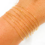 Load image into Gallery viewer, 14K Gold Filled Flat Cable Link Chain