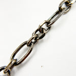 Load image into Gallery viewer, Oxidized Sterling Silver Diamond Cut Paperclip Link Chain