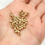 Load image into Gallery viewer, 3MM Gold Filled Seamless Beads