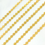 Load image into Gallery viewer, Gold Plated 925 Sterling Silver Disc Chain