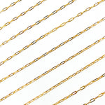 Load image into Gallery viewer, V287GF. 14K Gold Filled Flat Paperclip Link Chain