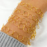 Load image into Gallery viewer, 14K Gold-Filled Smooth Round Link Chain