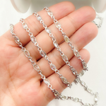 Load image into Gallery viewer, Cubic Zirconia Small Oval Shape Connected Chain