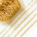 Load image into Gallery viewer, Gold Plated 925 Sterling Silver Short & Long Oval Link Chain.