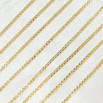 Load image into Gallery viewer, 14K Solid Gold Wheat Chain by the Foot