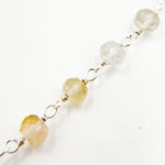 Load image into Gallery viewer, Gold Rutile Sterling Silver Wire Chain