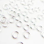 Load image into Gallery viewer, White Sterling Silver Close Jump Ring