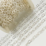 Load image into Gallery viewer, Sterling Silver Hammered Round Link Chain