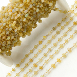 Load image into Gallery viewer, Ethiopian Opal Gold Plated 925 Sterling Silver Wire Chain.