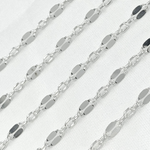 Load image into Gallery viewer, 925 Sterling Silver Flat Marina Link Chain.