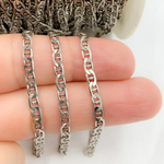 Load image into Gallery viewer, Oxidized Sterling Silver Marina Chain