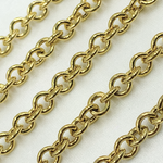 Load image into Gallery viewer, Gold Plated Sterling Silver Hollow Round Link Chain