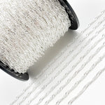 Load image into Gallery viewer, Sterling Silver Singapore Link Chain