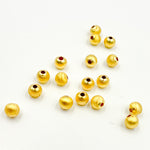Load image into Gallery viewer, 5MM Gold Plated Sterling Silver Velvet Beads