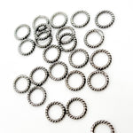 Load image into Gallery viewer, Gold Plated Twisted Jump Ring