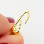 Load image into Gallery viewer, 30MM Gold-plated Sterling Silver Oval Clasp
