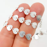 Load image into Gallery viewer, Sterling Silver Heart Link Chain