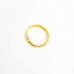 Load image into Gallery viewer, Gold Plated Twisted Jump Ring
