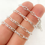 Load image into Gallery viewer, Sterling Silver Oval & Mariner Link Chain