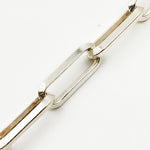 Load image into Gallery viewer, Sterling Silver Diamond Cut Paperclip Chain
