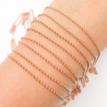 Load image into Gallery viewer, Rose Gold Filled Silver Rolo Chain